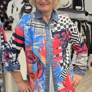 Frank Lyman Designer-Bluse/Tunika