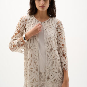 Joseph Ribkoff - Spitzenjacke in Creme/Ecru - Elegante Leichtigkeit