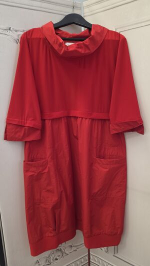 Joseph Ribkoff - Basic-Kleid rot