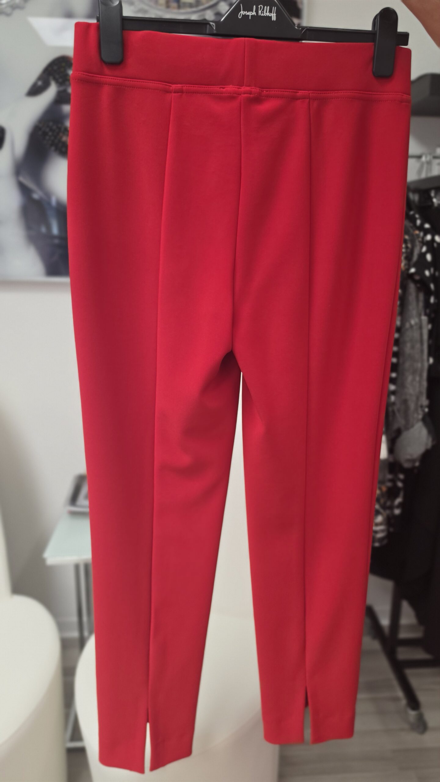 Joseph Ribkoff - Klassische Hose mit geradem Schnitt - Basic Farben: rot – Bild 2