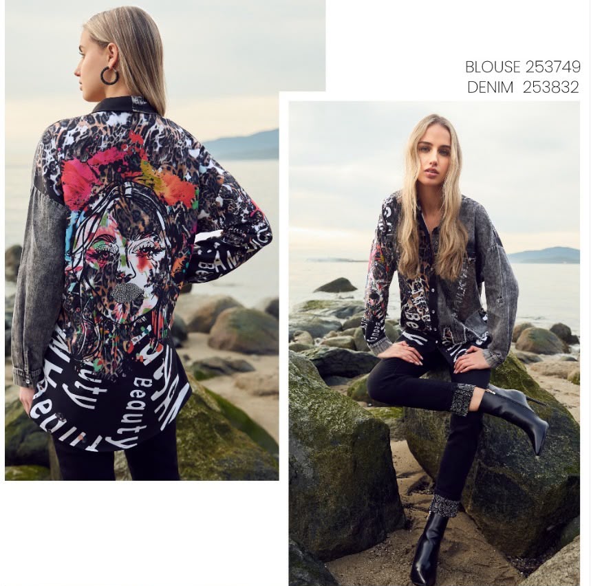 Frank Lyman Designer Tunika – Bild 3